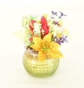 fleurs en plastique